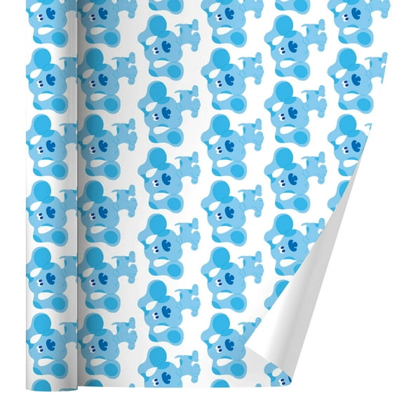 Happy Blue's Clues Gift Wrap Wrapping Paper Rolls