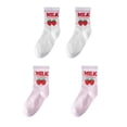 thumbnail image 3 of Calcetines divertidos Sonducket 10 pares Color crema caramelo leche fresa, 3 of 6