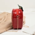 thumbnail image 3 of JoveMarine Women's Cute Strawberry Design Crossbody Shoulder Bag Creative Leather Purse and Coin Bag Perfect Gift for Girls and Fashion Lovers Red, 3 of 8