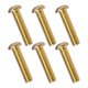 thumbnail image 4 of Tornillos para Monturas de Puente de Guitarra de 3,5x15mm, Tornillos Hexagonales , Tornillos de Tuerca de Bloqueo de Fácil Instalación, Reempl Dorado Hugo Tornillos para sillas de montar, 4 of 9