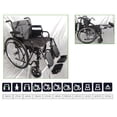 thumbnail image 2 of Silla de Ruedas Todo Terreno Homecare ECG19 con Descansapiés Desmontables, 2 of 2