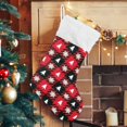 thumbnail image 5 of Coolnut 2 PSC Christmas Stockings Buffalo Plaid Geometric, 17.7" Xmas Fireplace Santa Socks Christmas Tree Hanging Stockings Decoration for Christmas Holiday Xmas Gift, 5 of 6