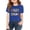 Blue, variant on Kids Back to School Graphic Tees Girls Boys Short Sleeve Cotton Tops Boys First Day of School T-Shirts Tween Trendy Tops