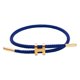 thumbnail image 1 of Stylish Adjustable Bracelet for Women with 18k Gold Plated H Buckle, Crafted from Premium Stainless Steel Wire Navy blue, 1 of 5