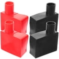 thumbnail image 5 of KAKOWELY car battery terminal caps 4Pcs Car Battery Terminal Protector Caps High Temperature Silicone Battery Terminal Insulator Covers Soft Terminal Protection for Car Battery Electrodes, 5 of 5