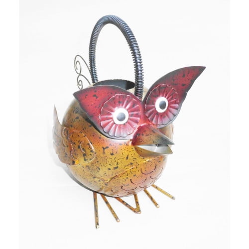 D-Art Collection Iron Owl Watering Can by Overstock
