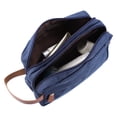 thumbnail image 6 of Unique Bargains Floral Makeup Bag Zipper Flower Cosmetic Pouch Blue, 6 of 7