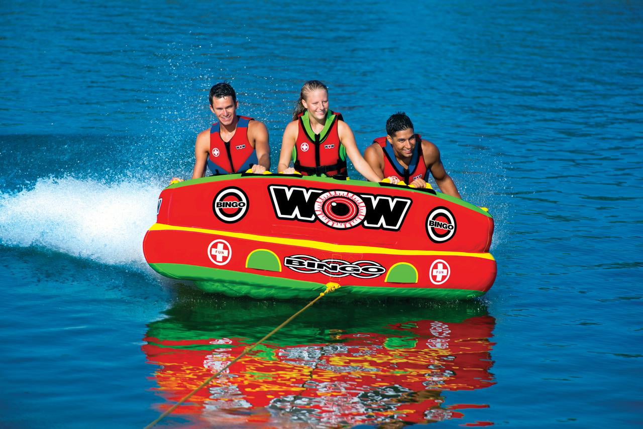 Wow Sports 14-1070 Bingo 3 Inflatable And Towable Water Sport