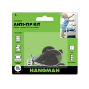 Hangman All Steel Furniture Anti Tip Kit - 1 Kit Includng Hardware - Holds 400 lbs.
