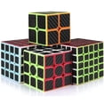 thumbnail image 1 of Mastery Brand Cubo de Velocidad Profesional Fibra de Carbono 4 Pack (2x2, 3x3, 4x4 y 5x5), 1 of 9
