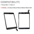 thumbnail image 1 of JPUNG para iPad Mini 1/iPad Mini 2 Reemplazo de Pantalla, A1432 A1454, 1 of 2