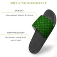 thumbnail image 3 of GZHJMY Stylish Slides for Women Men, St Patrick's Day Shamrock Soft Flexible Slip-on Sandals Slippers, 3 of 7