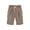 Khaki, variant on TIANZEN Women Elastic Waist Shorts Casual Solid Color Shorts Lightweight Shorts With Pockets Womens plus Size Pants Casual Work