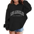 thumbnail image 5 of Boys Hoodies Kids City Name Letter Print Black Hoodies Casual Long Sleeve Sweatshirts Fall Winter Clothes Baby Girls Clothes 2T, 5 of 5