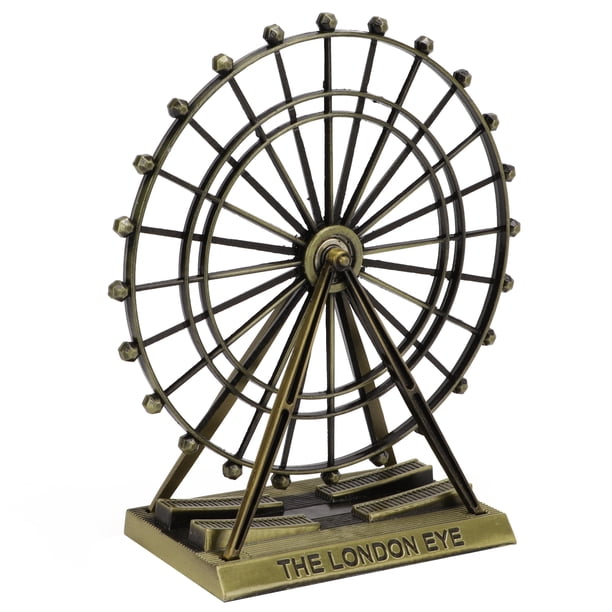 Modelo de noria, modelo de noria, estatua de noria de Londres, decoración del hogar, ingeniería de precisión
