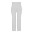 thumbnail image 6 of HOMADLES Teen Boys Joggers Pants Athletic Hiking Workout Elastic Waist Slim Straight with Pockets Drawstring Sweatpants Pants White 7 T, 6 of 6