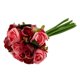 thumbnail image 4 of 36Pzs Flor Rosa Artificial Ramo de Boda Rosa Real Tailandesa Flores de Seda Decoracion de Casa Decoracion de Fiesta Boda (Roseo), 4 of 9