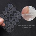 thumbnail image 3 of 50 Sheets Double Sided Adhesive Nail Tips Clear Waterproof False Nails, 3 of 4