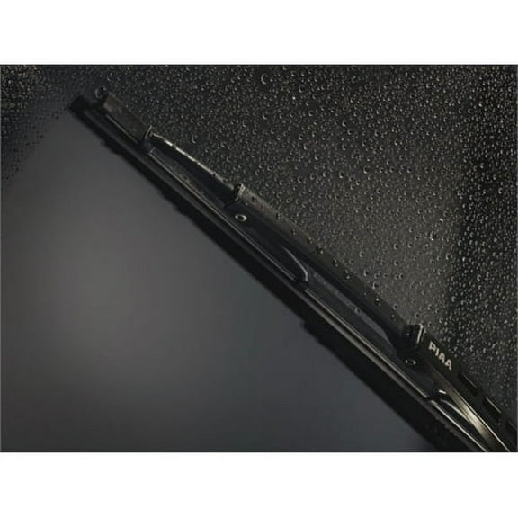 PIAA Windshield Wiper Blade; Super Silicone; 16 Inch; Single Blade; Without Spoiler; Black; All Season 95040