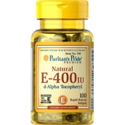 Puritan's Pride Vitamin E-400 iu Naturally Sourced-100 Count