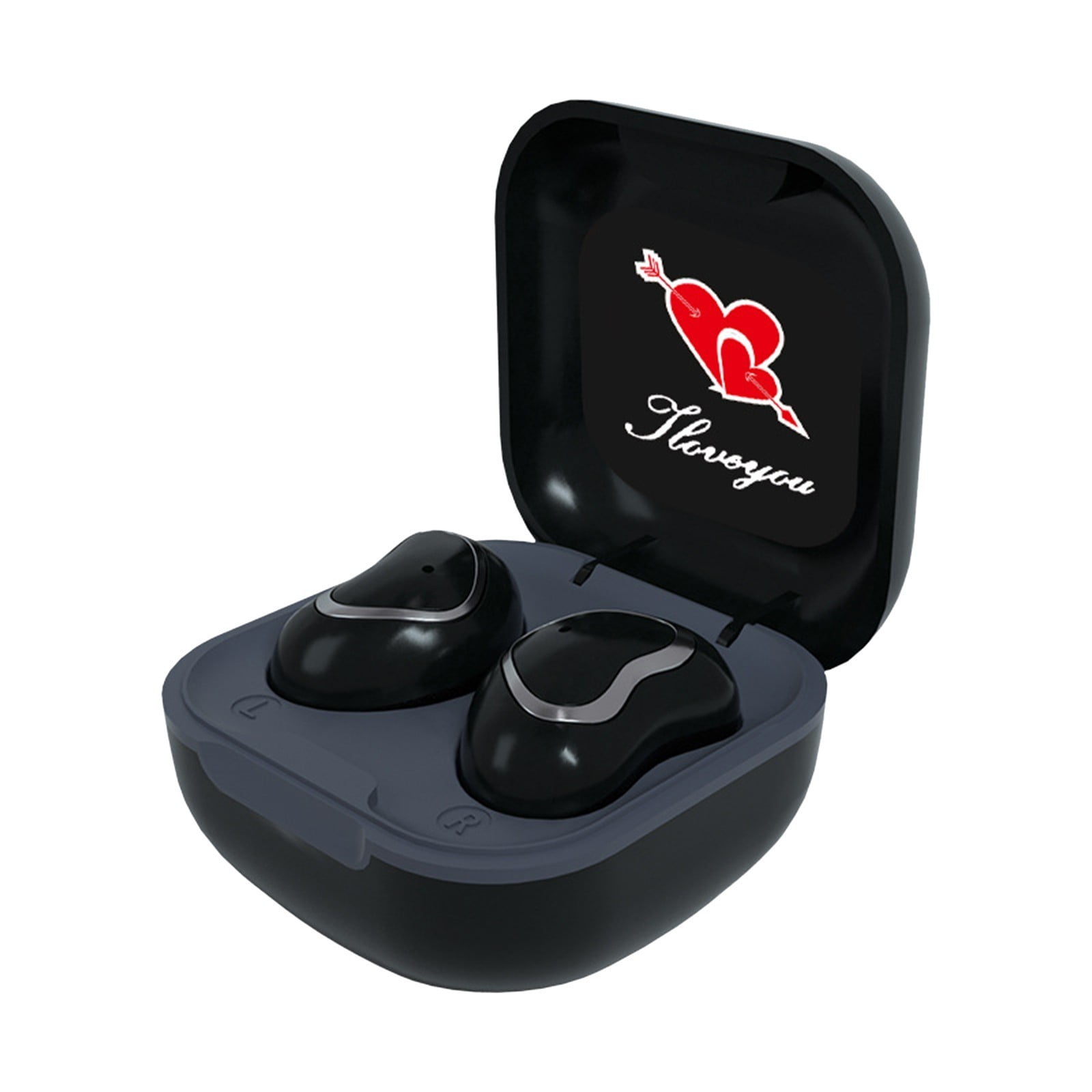 Go Air Pop True Wireless Bluetooth Earbuds & Charging Case - Pink, Dual Connect, IPX4 Sweat Resistance, Bluetooth 5 Connection, 3 EQ Sound Settings Signature, Balanced, Bass Boost,D