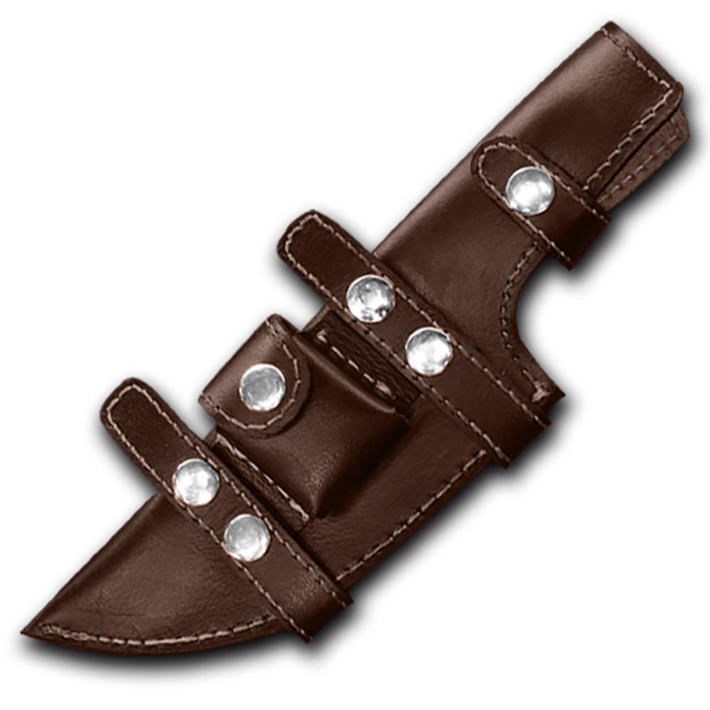 Tracker® Custom Handmade Damascus Steel Tracker Knife with Leather Sheath