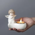 thumbnail image 2 of Birdeem Ceramic Angel Candlestick, 2 of 6