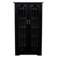 thumbnail image 3 of SEI Furniture Window Pane Media Cabinet in Black, 3 of 3