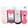 thumbnail image 3 of Hudson Baby Cotton Rich Baby Terry Socks 16-Pack, Pink Animals, 0-6 Months, 3 of 3