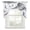 White, variant on Blue Grey Moon Night Kitchen Curtains Swag Valance for Windows/Bathroom/Cafe, Starry White Evening Rod Pocket Drape Panel Swag Curtains Valance for Bedroom/Living Room 56"x36"