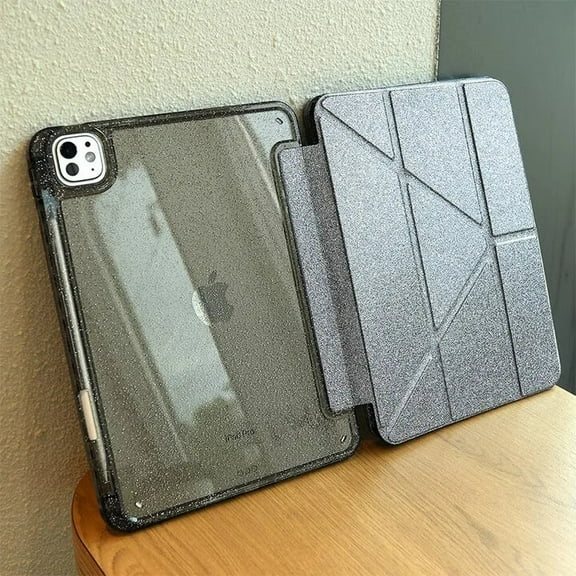 Glittering Sparkly Case for Ipad Air 5Th 4Th 10.9 Air 11 M2 M3 Ipad 10Th Gen 10.9 11Th 11" Pro 11 Multi-Angles Stand Smart Cover