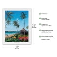 thumbnail image 2 of Maui Morning - Hawaiian Paradise Ocean View - From an Original Color Painting by Scott Westmoreland - Japanese Unryu Rice Paper Art Print (Unframed) 17 x 22 in, 2 of 4
