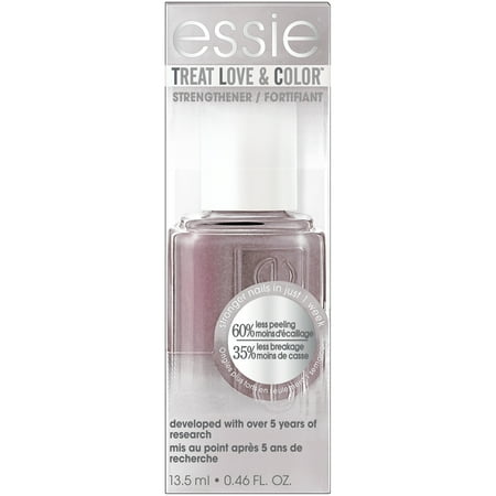 essie treat love & color nail polish & strengthener, time to unwind (shimmer finish) 0.46