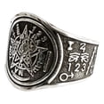 thumbnail image 3 of JOYARIS Anillo Tetragramaton Pavonado Plata Solida Ley .925 Talla 8.5 AN-0000527, 3 of 4