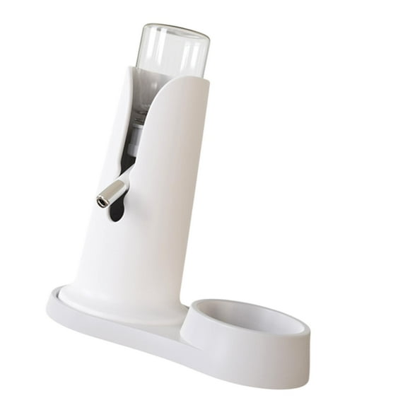 Runquan Hamster Kettle Adjustable Comfortable Pet Supplies for Small Animals Parrots white