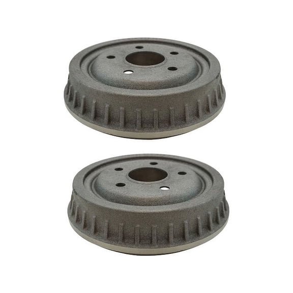 Rear Brake Drum Set 2 Piece - Compatible with 1983 - 1997 Ford Ranger 1984 1985 1986 1987 1988 1989 1990 1991 1992 1993 1994 1995 1996