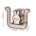 thumbnail image 2 of Bunny Bathroom Slipper Rack Hole-free Wall Hanging Toilet Storage Rack Slipper Rack Wall Hanging Artifact, 2 of 2