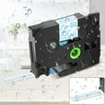thumbnail image 6 of GREENCYCLE 6PK Compatible for Brother P-touch Blue on Matte Clear 12mm 0.47" TZe-M33 TZ-M33 TZM33 TZeM33 Laminated Label Tape, 6 of 6
