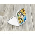 thumbnail image 2 of Great Dane in Sunflowers Compact Mirror 2.75 in x 3 in, 2 of 4