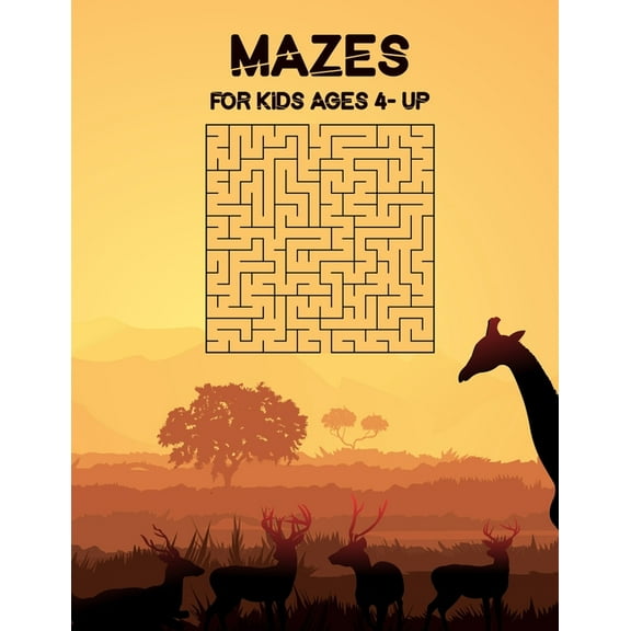 mazes for kids ages 4- up: Maze Activity Book for kids ages 4-up (Paperback)