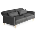 thumbnail image 4 of Sofá Cama Makora Anicka con Memory Foam Color Oxford Lino Respaldo Reclinable de 3 Posiciones, 4 of 7