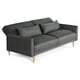 thumbnail image 4 of Sofá Cama Makora Anicka con Memory Foam Color Oxford Lino Respaldo Reclinable de 3 Posiciones, 4 of 7