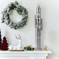 thumbnail image 2 of 36 Inch Wooden Silver King Nutcracker, 2 of 5