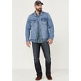 thumbnail image 2 of Moonshine Spirit Men's Button-Down Unlined Denim Trucker Jacket - MSSP22O04-MDW Medium, 2 of 4