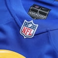 thumbnail image 4 of Men's Nike Charles Woods  Royal Los Angeles Rams Game Jersey, 4 of 6