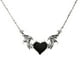 thumbnail image 1 of [Yuexinghui] Propiedad Intelectual Sin Tratar 1 Piezas Collar De Alas De Diablo Gótico Retro Punk Hip-hop Colgante En Forma De Corazón Collar De Gota De Aceite ANGGREK No, 1 of 7