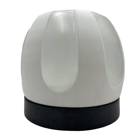Decorative Handmade Glass Modern Vase in White