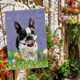 thumbnail image 3 of Easter Bunny with Dog Black And White Miniature Schnauzer House Flag Colorful Eggs Spring Flowers Holiday Outdoor Home Yard Decoration Banner 28 x 40 Inch, 3 of 6
