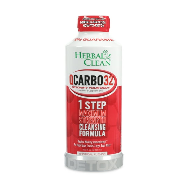 QCarbo32 Detox by Herbal Clean, Same Day Detox, Maximum Strength Detox