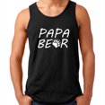 thumbnail image 2 of Men's Papa Bear Printed Tank Top Fathers Day Gift Soft and Comfy Tank Top, Lightweight Tank TopBlack Tee Small, 2 of 3